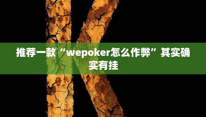 实测教程”hhpoker透视挂真的假的”(原来确实是有挂)