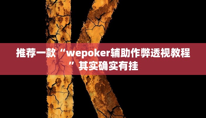 实测教程”hhpoker透视辅助作弊教程”(原来确实是有挂)