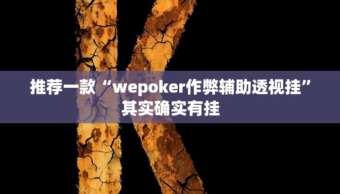 实测教程”poker now辅助开挂教程步骤”(原来确实是有挂)