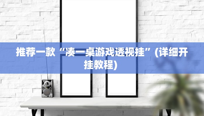 开挂辅助工具“财神十三张开挂透视”详细开挂教程