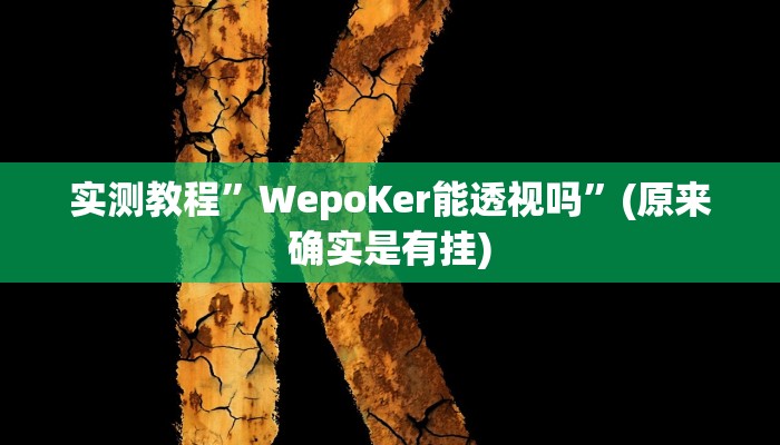 实测教程”老友十三张可以开挂吗”(原来确实是有挂)