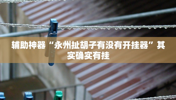 辅助神器“闽游福建麻将如何看出开挂”其实确实有挂