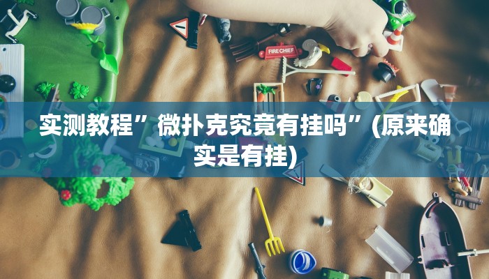 实测教程”wepoker德州透视作弊挂”(原来确实是有挂)