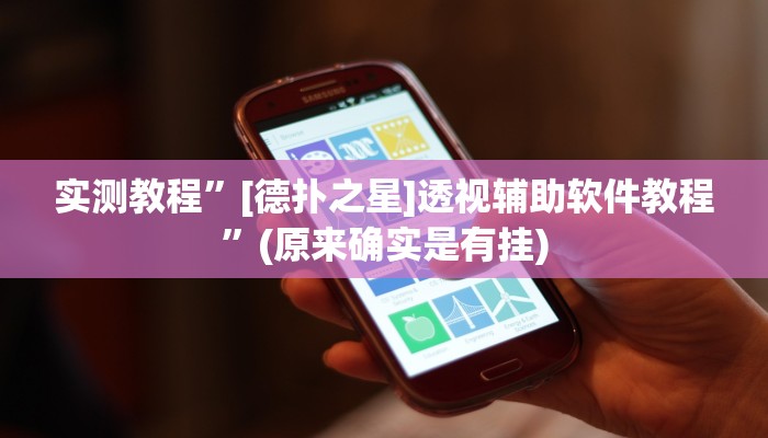辅助神器“多乐跑胡子透视”其实确实有挂