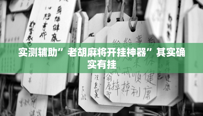 开挂辅助工具“微乐贵阳麻将怎样开挂”其实确实有挂