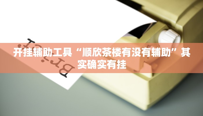辅助神器“喜扣打筒子辅助器免费开挂”其实确实有挂