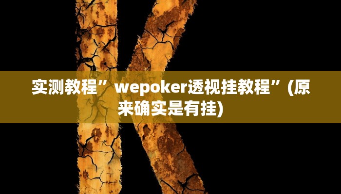 实测教程”哈哈长沙麻将开挂神器”(原来确实是有挂)