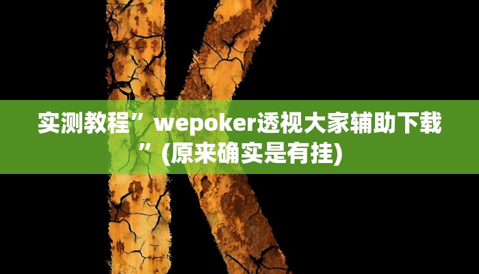 辅助神器“上豫洛阳麻将怎么开挂”详细开挂教程