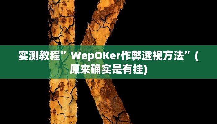 开挂辅助工具“全来湖南麻将确实真的有挂”详细开挂教程