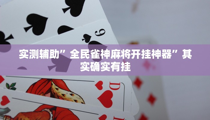 实测教程”德扑之星辅助作弊作弊透视”(原来确实是有挂)