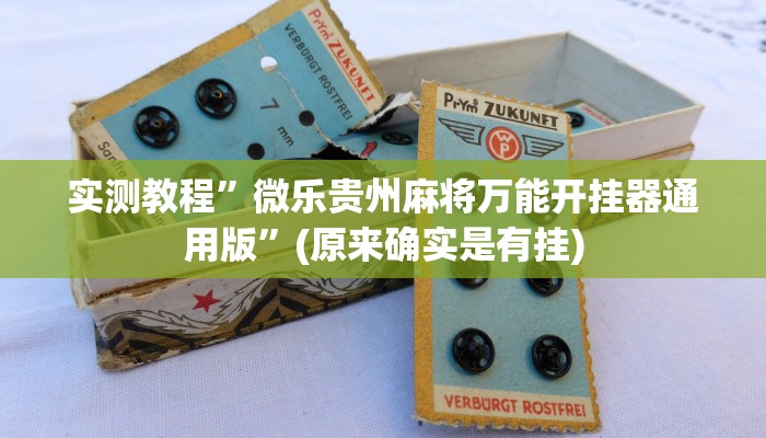 实测教程”微乐贵州麻将万能开挂器通用版”(原来确实是有挂)
