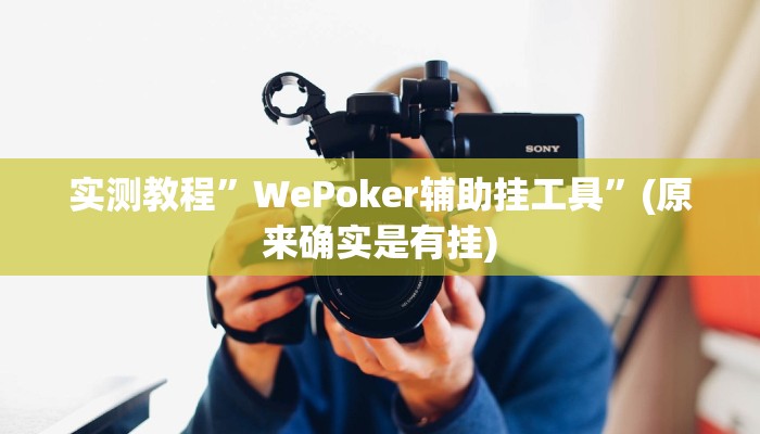 实测教程”WePoker辅助挂工具”(原来确实是有挂)
