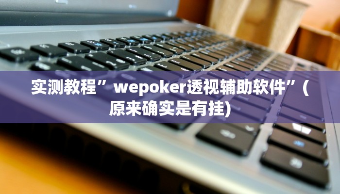 实测教程”wepoker透视辅助软件”(原来确实是有挂)