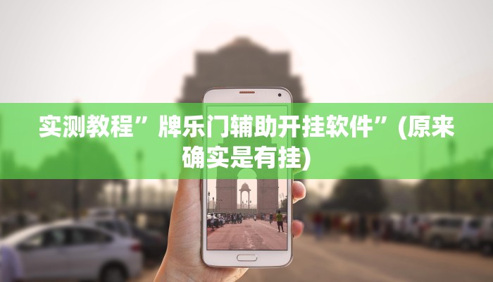 实测教程”牌乐门辅助开挂软件”(原来确实是有挂)
