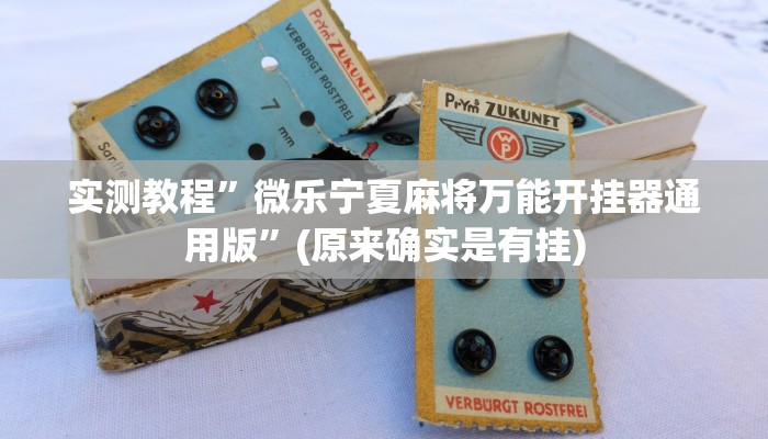 实测教程”微乐宁夏麻将万能开挂器通用版”(原来确实是有挂)