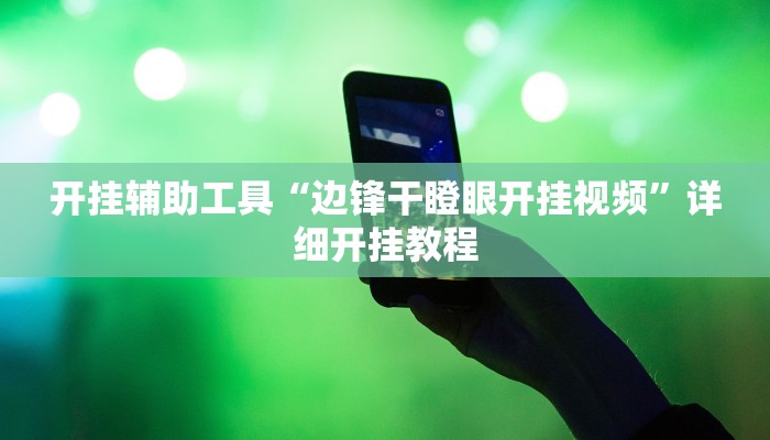 开挂辅助工具“边锋干瞪眼开挂视频”详细开挂教程