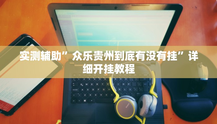实测辅助”众乐贵州到底有没有挂”详细开挂教程