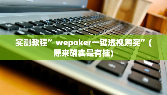 实测教程”德扑之星开挂辅助透视”(原来确实是有挂)