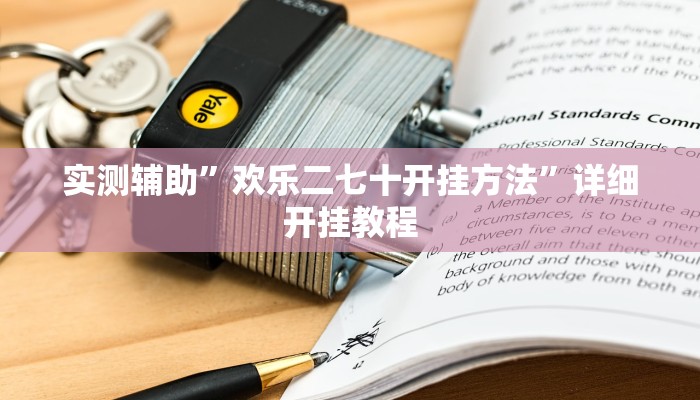 实测辅助”欢乐二七十开挂方法”详细开挂教程