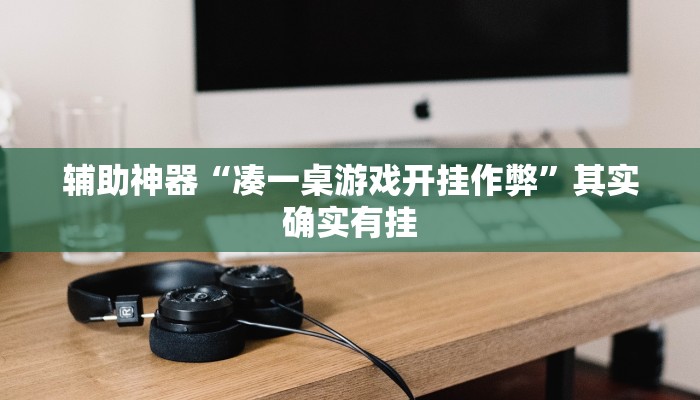 辅助神器“凑一桌游戏开挂作弊”其实确实有挂
