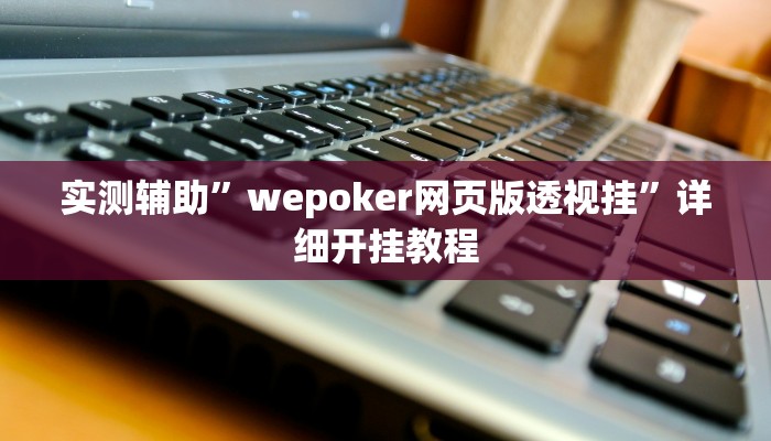 实测辅助”wepoker网页版透视挂”详细开挂教程