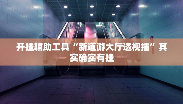 开挂辅助工具“新道游大厅透视挂”其实确实有挂