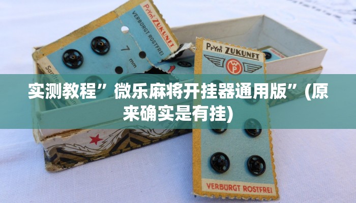实测教程”微乐麻将开挂器通用版”(原来确实是有挂)