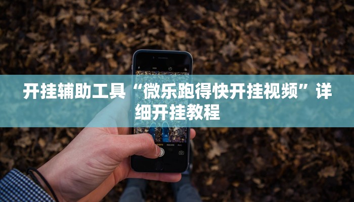 开挂辅助工具“微乐跑得快开挂视频”详细开挂教程