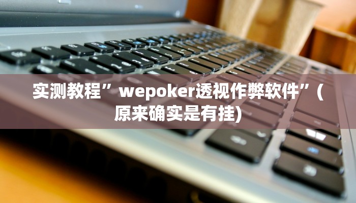实测教程”wepoker透视作弊软件”(原来确实是有挂)