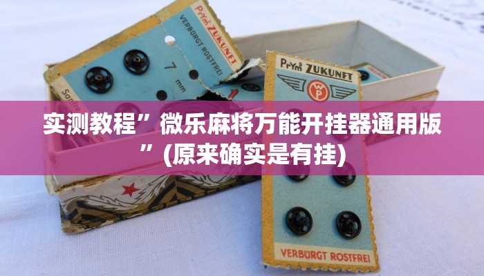 实测教程”微乐麻将万能开挂器通用版”(原来确实是有挂)