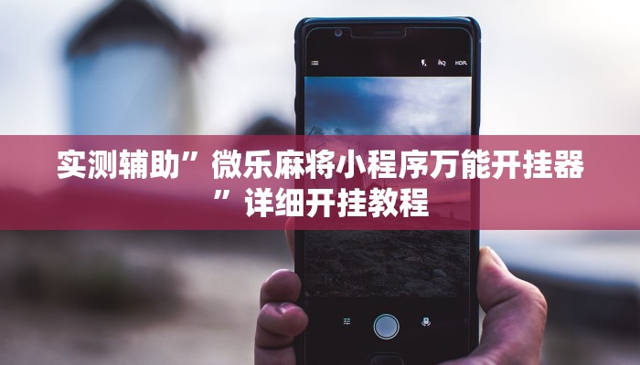 实测辅助”微乐麻将小程序万能开挂器”详细开挂教程