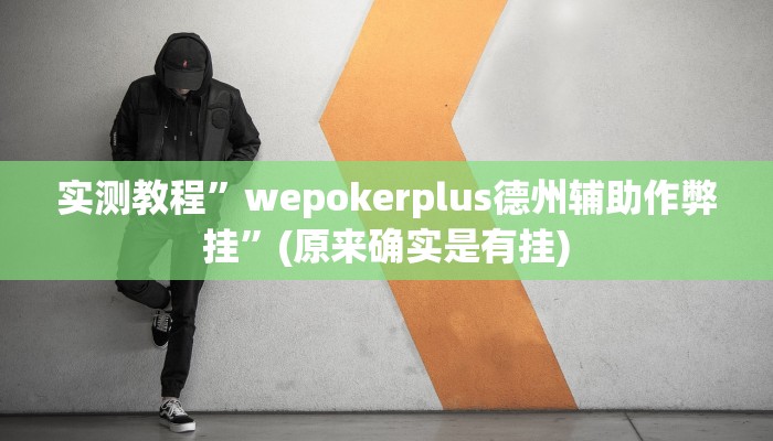 实测教程”wepokerplus德州辅助作弊挂”(原来确实是有挂)