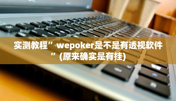 实测教程”wepoker是不是有透视软件”(原来确实是有挂)