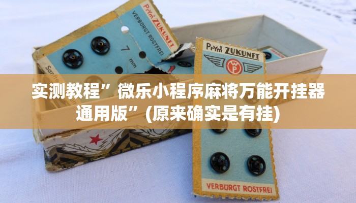 实测教程”微乐小程序麻将万能开挂器通用版”(原来确实是有挂)
