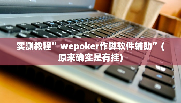 实测教程”wepoker作弊软件辅助”(原来确实是有挂)