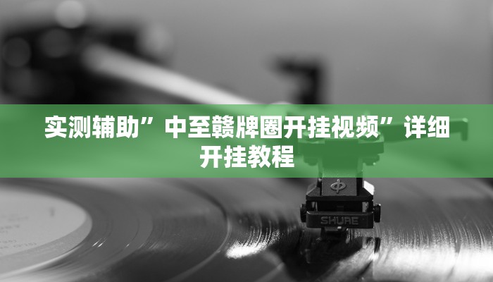 实测辅助”中至赣牌圈开挂视频”详细开挂教程