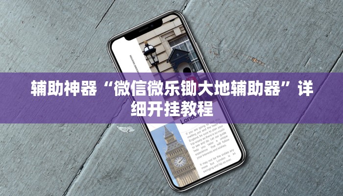 辅助神器“微信微乐锄大地辅助器”详细开挂教程