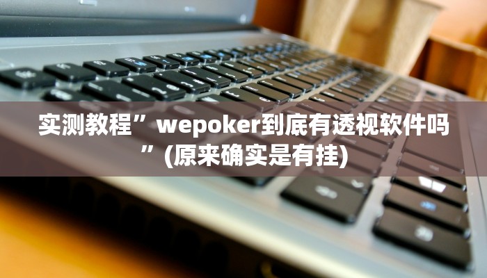 实测教程”wepoker到底有透视软件吗”(原来确实是有挂)