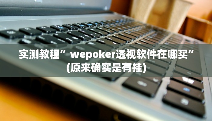 实测教程”wepoker透视软件在哪买”(原来确实是有挂)