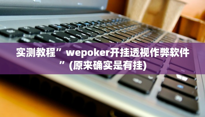 实测教程”wepoker开挂透视作弊软件”(原来确实是有挂)