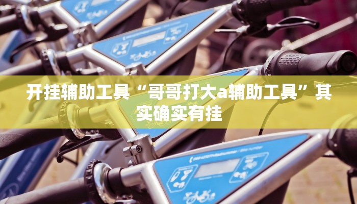 开挂辅助工具“哥哥打大a辅助工具”其实确实有挂