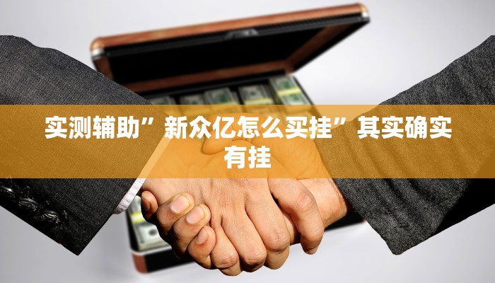 实测辅助”新众亿怎么买挂”其实确实有挂