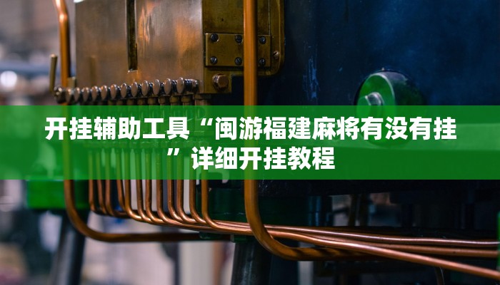 开挂辅助工具“闽游福建麻将有没有挂”详细开挂教程