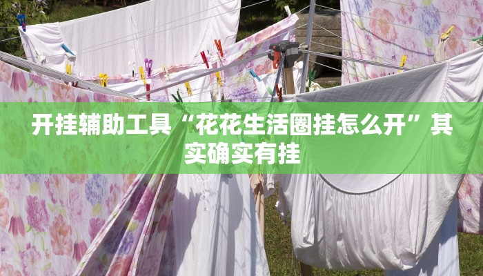 开挂辅助工具“花花生活圈挂怎么开”其实确实有挂