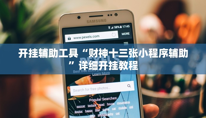 开挂辅助工具“财神十三张小程序辅助”详细开挂教程