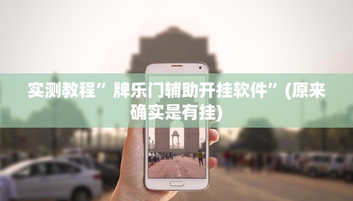 实测教程”牌乐门辅助开挂软件”(原来确实是有挂)