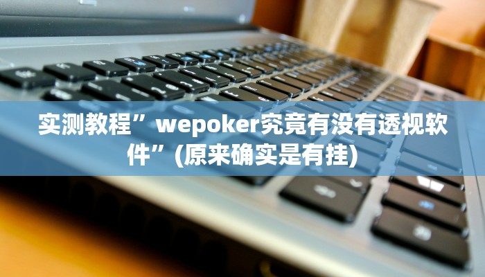 实测教程”快乐碰胡 透视挂软件”(原来确实是有挂)