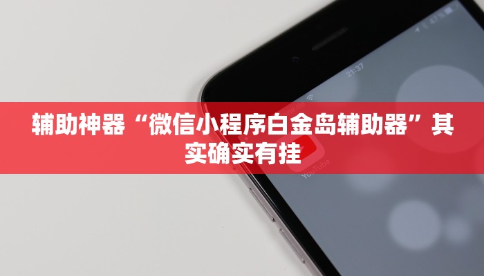 辅助神器“微信小程序白金岛辅助器”其实确实有挂