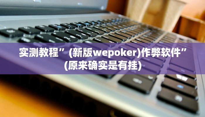 实测教程”(新版wepoker)作弊软件”(原来确实是有挂)