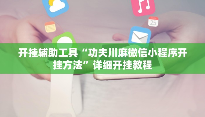 开挂辅助工具“功夫川麻微信小程序开挂方法”详细开挂教程